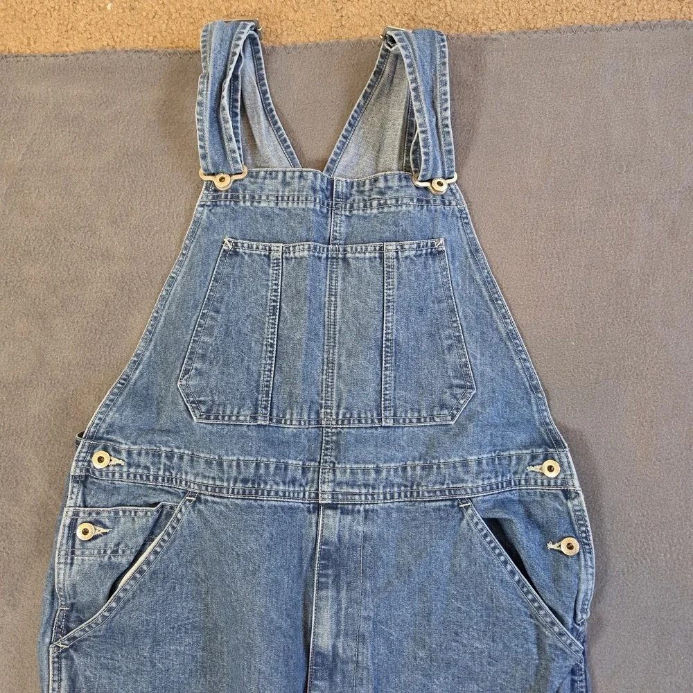 GAP Bib Carpenter Overalls Vintage ? Good Condition Zip Fly Adult Men's Sz LARGE - Picture 3 of 9